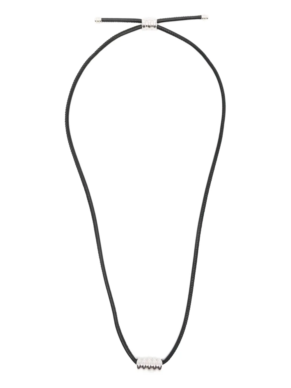 Déhanche Hollyhock cord necklace - Argento