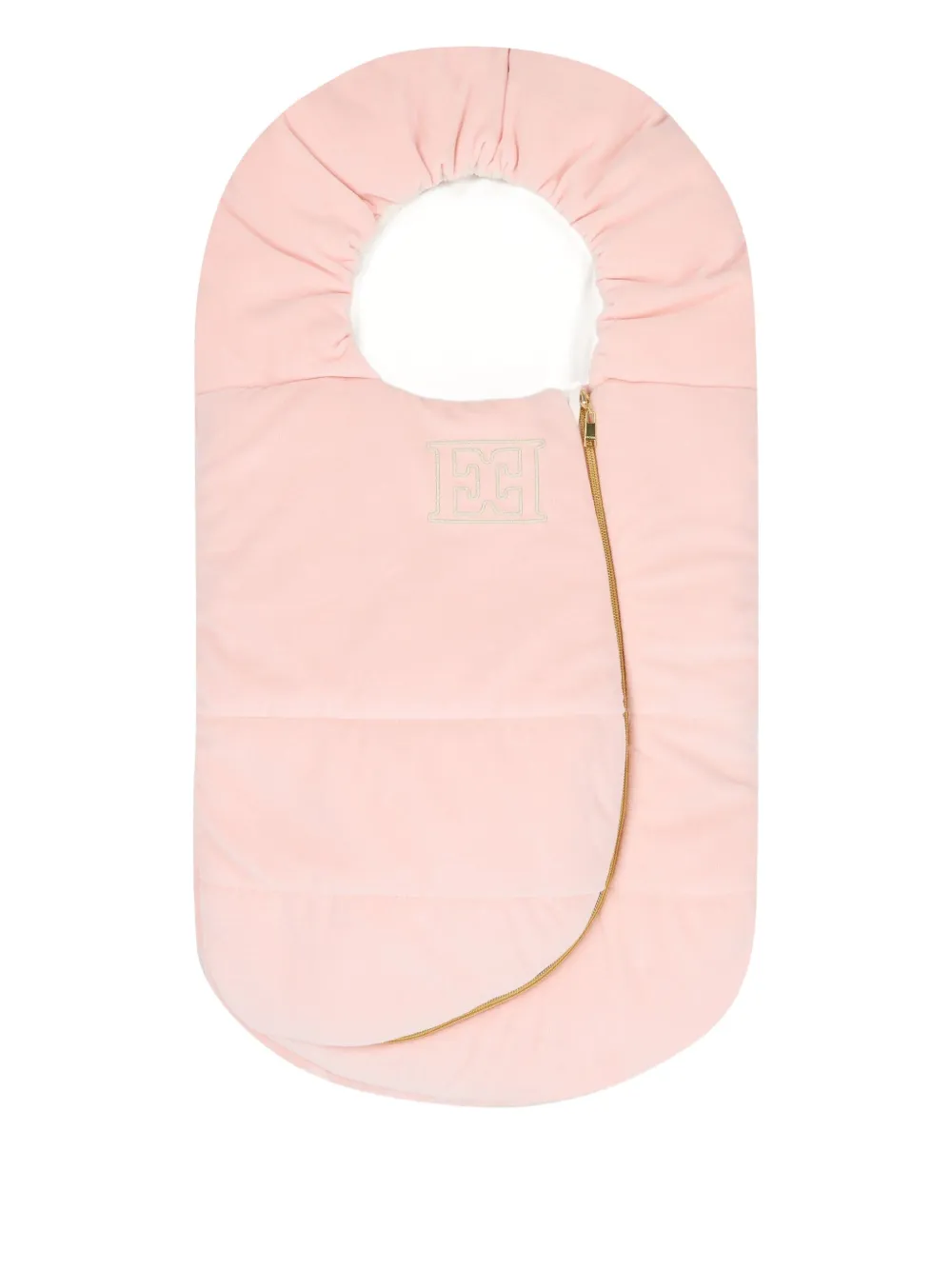 Escada Kids quilted velvet sleep bag | Pink | Image 1