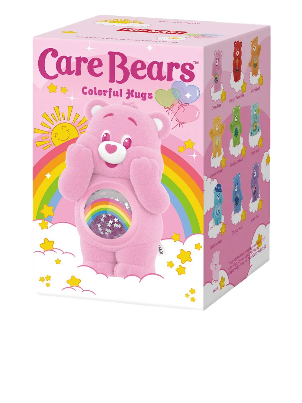Pop Mart Care Bears Colorful Hugs Series blind box (9cm) - ピンク Pop Mart Care Bears Colorful Hugs Series blind box (9cm) - ピンク