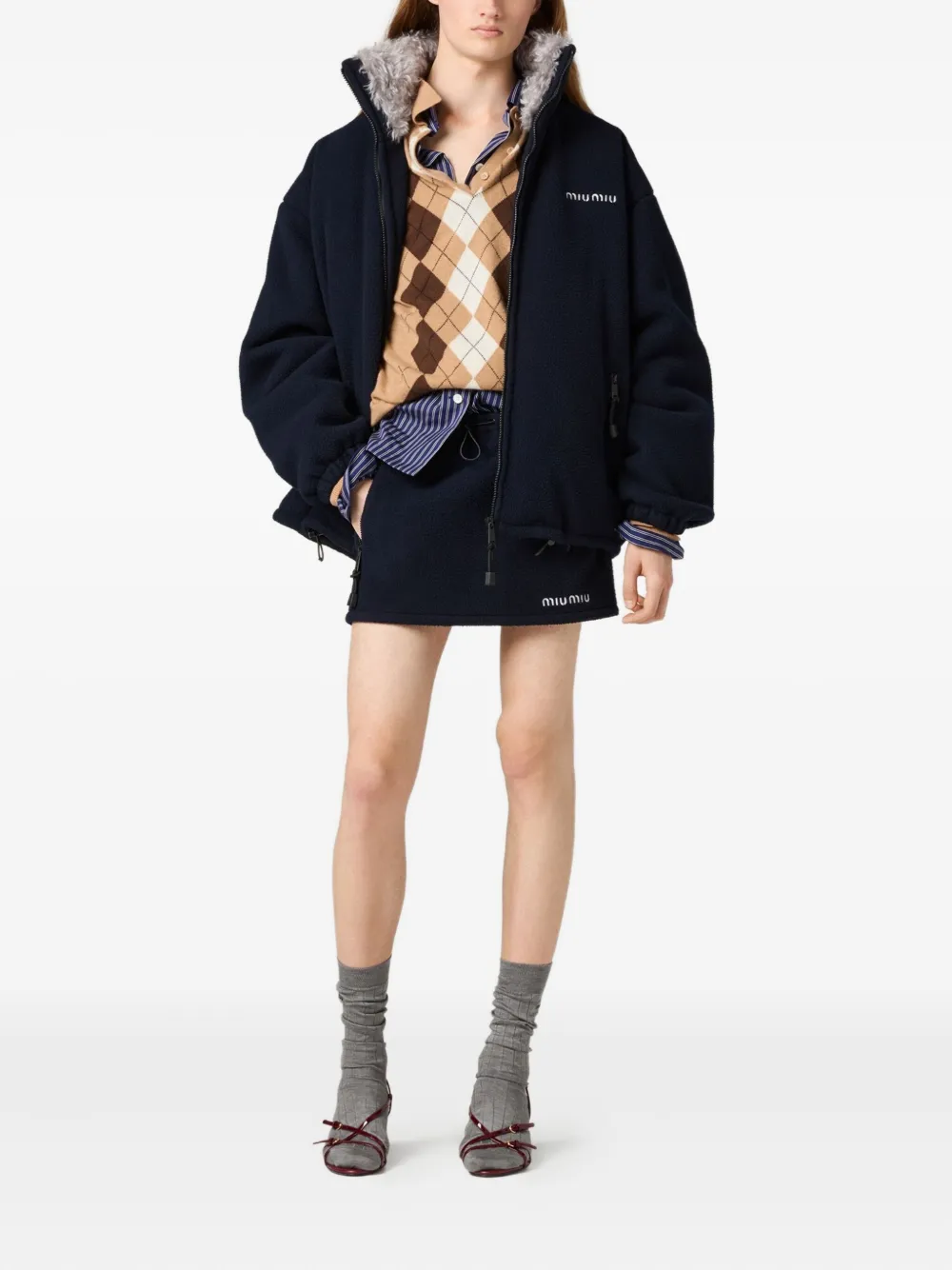 Miu Miu fleece down jacket | Oversized Jackets | Image 2