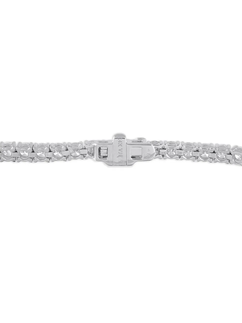 LB Exclusive 14K White Gold embellished tennis bracelet | Image 2