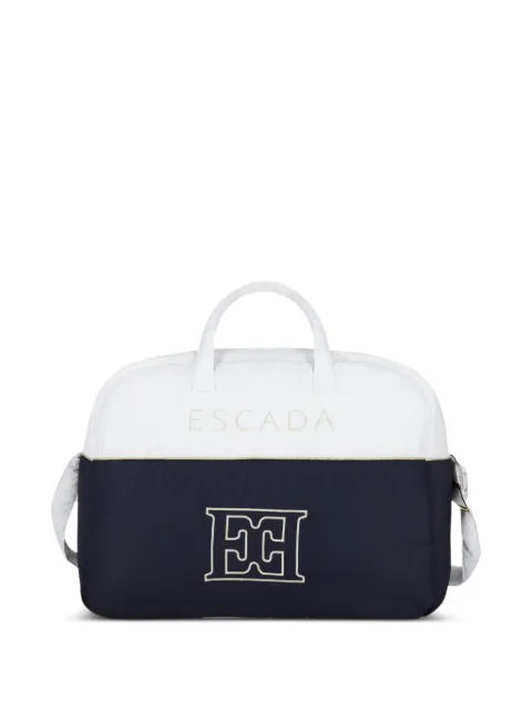 Escada Kids logo-embroidered changing bag