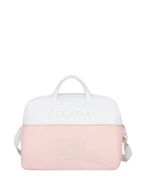 Escada Kids logo-embroidered changing bag