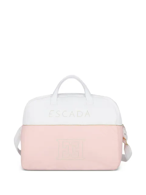Escada Kids logo-embroidered changing bag