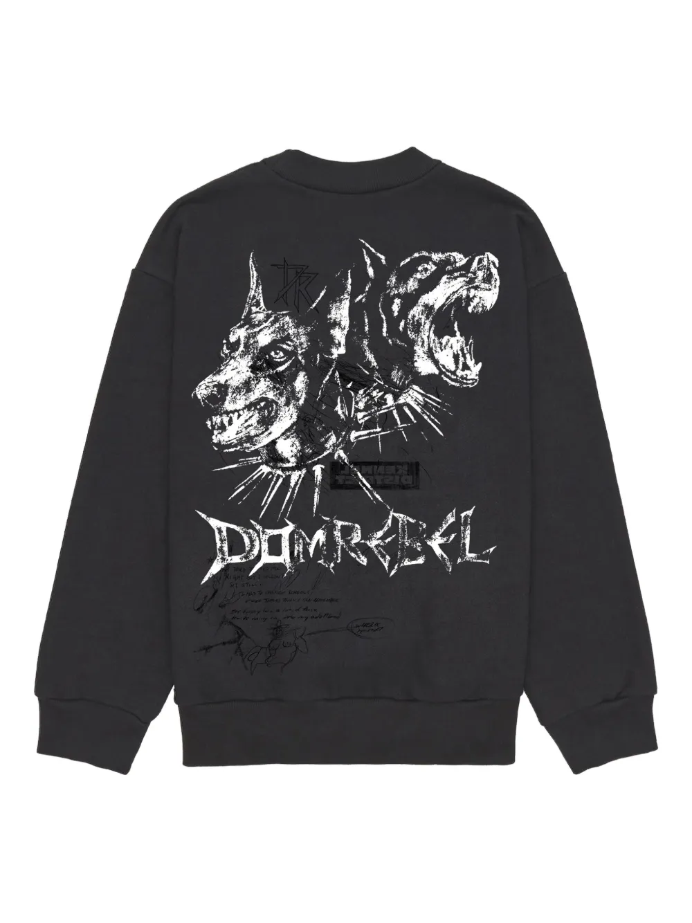 Domrebel Puppy Sweatshirt In Black