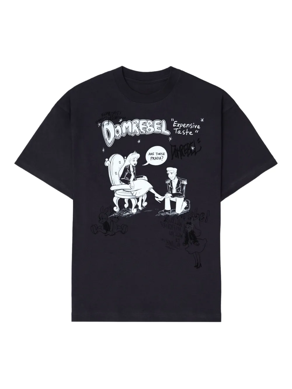 DOMREBEL Expensive T-shirt | Black | Image 1