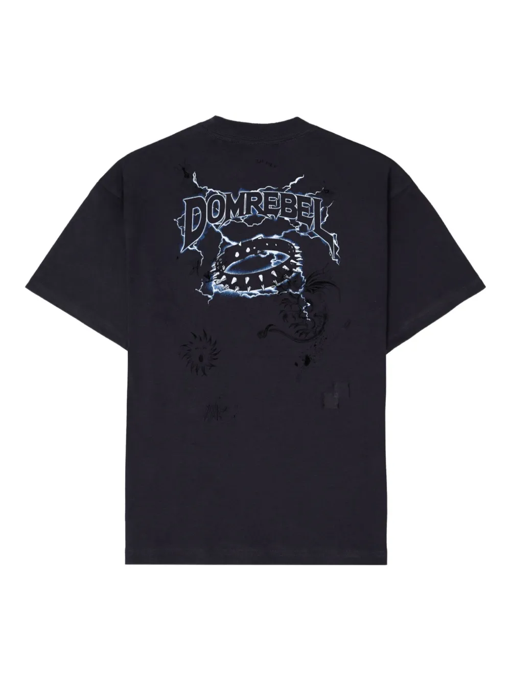 Domrebel Graphic-print T-shirt In Black
