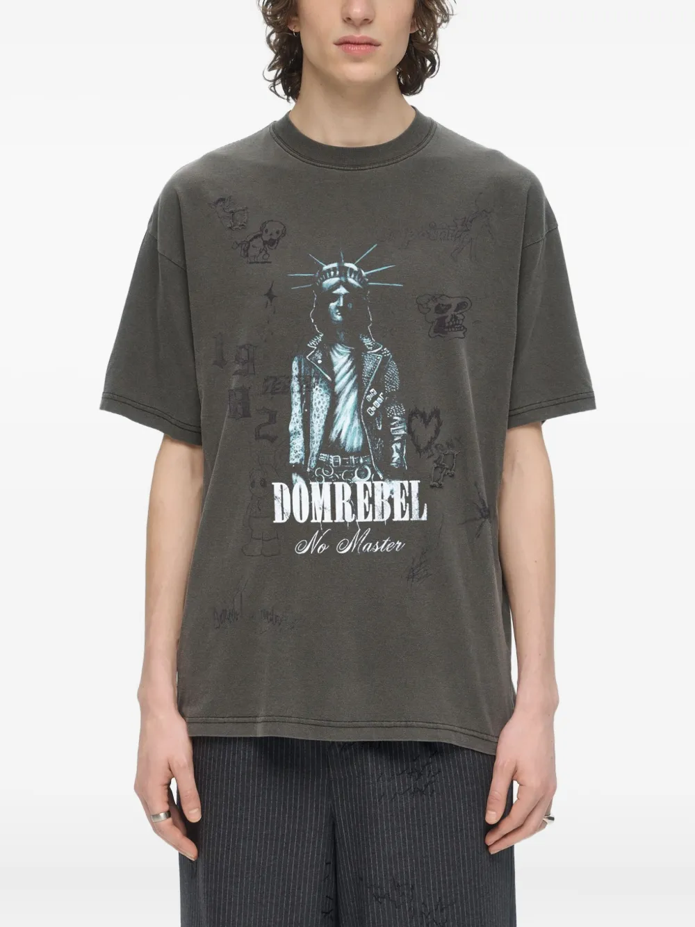 DOMREBEL Gotham T-shirt - Zwart