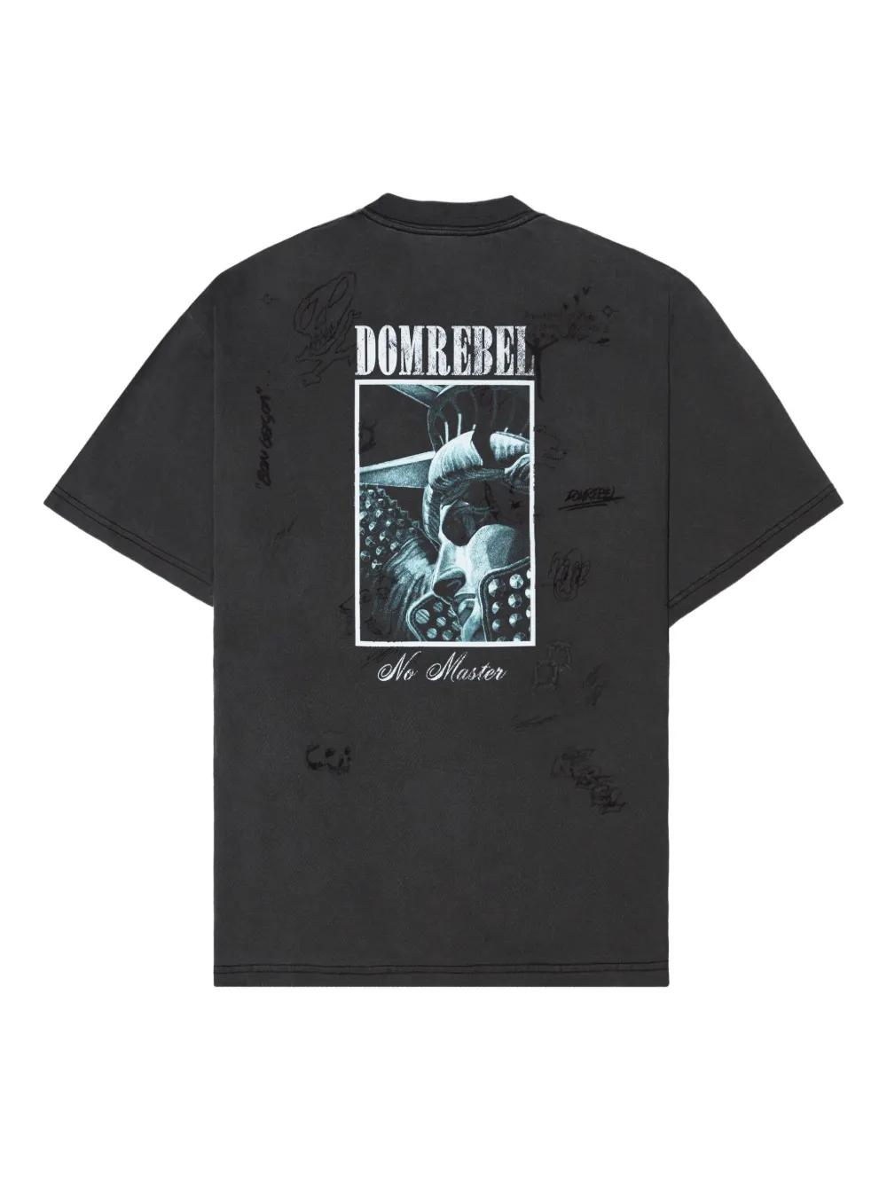 Domrebel Gotham T-shirt In Black