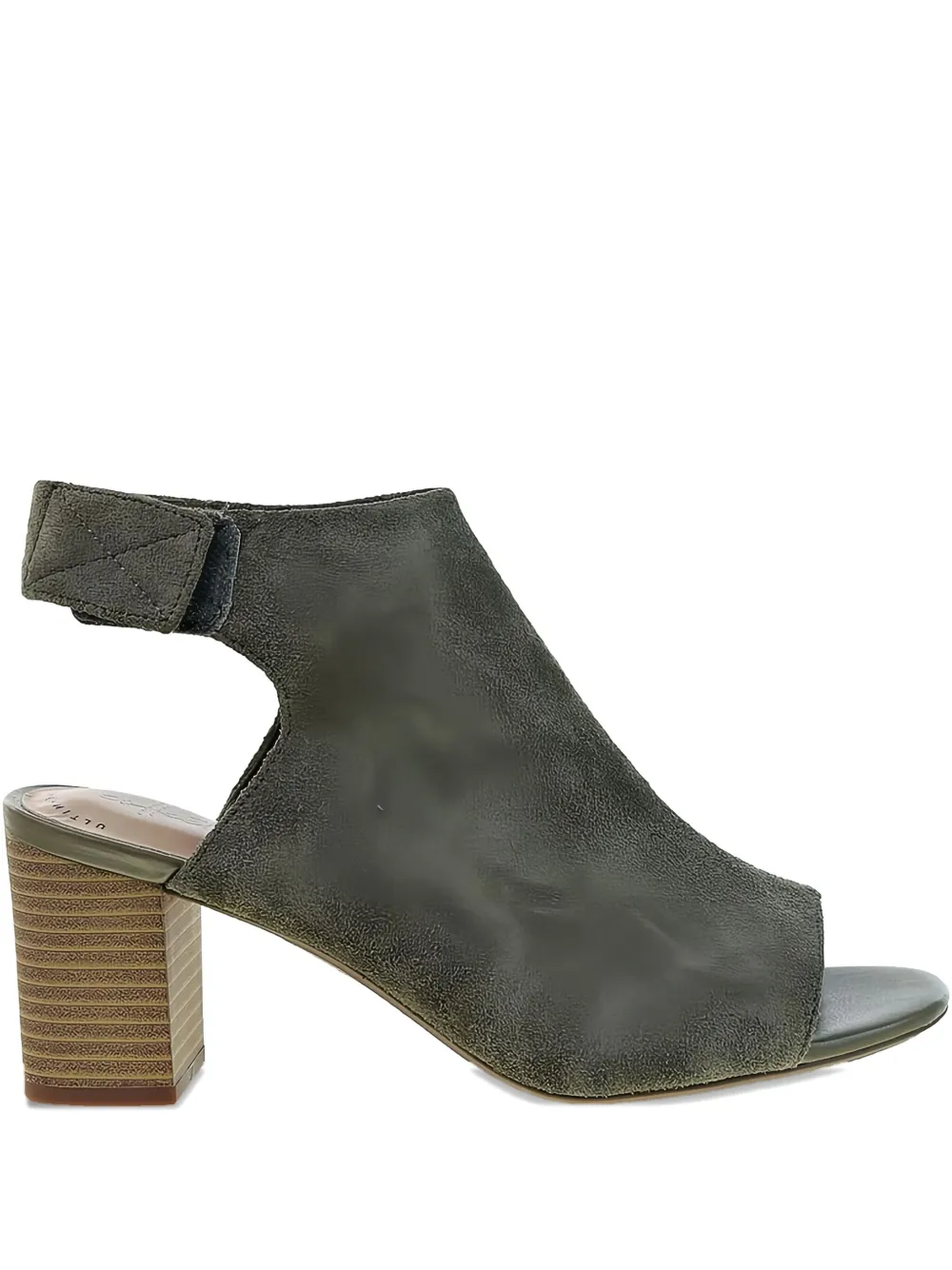 Clarks Originals Deva Bell Block-heel Sandal In Green