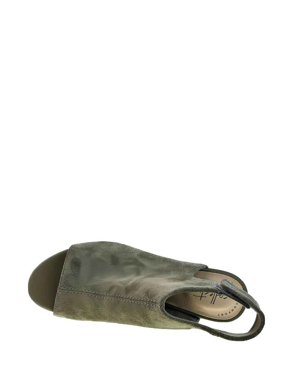 Clarks Originals Deva Bell Block-heel Sandal In Green