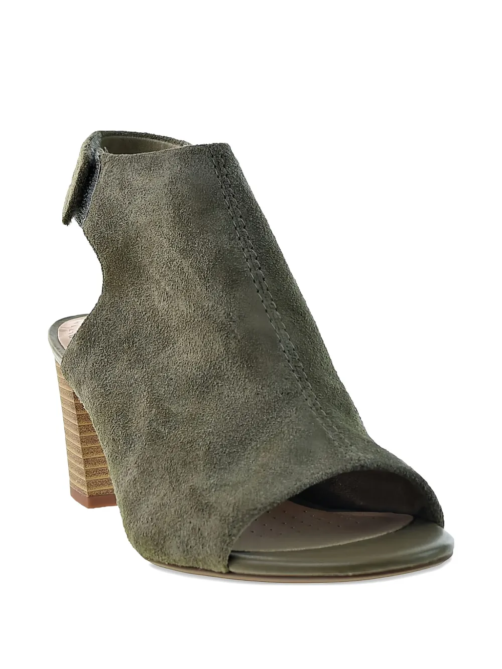 Clarks Originals Deva Bell Block-heel Sandal In Green