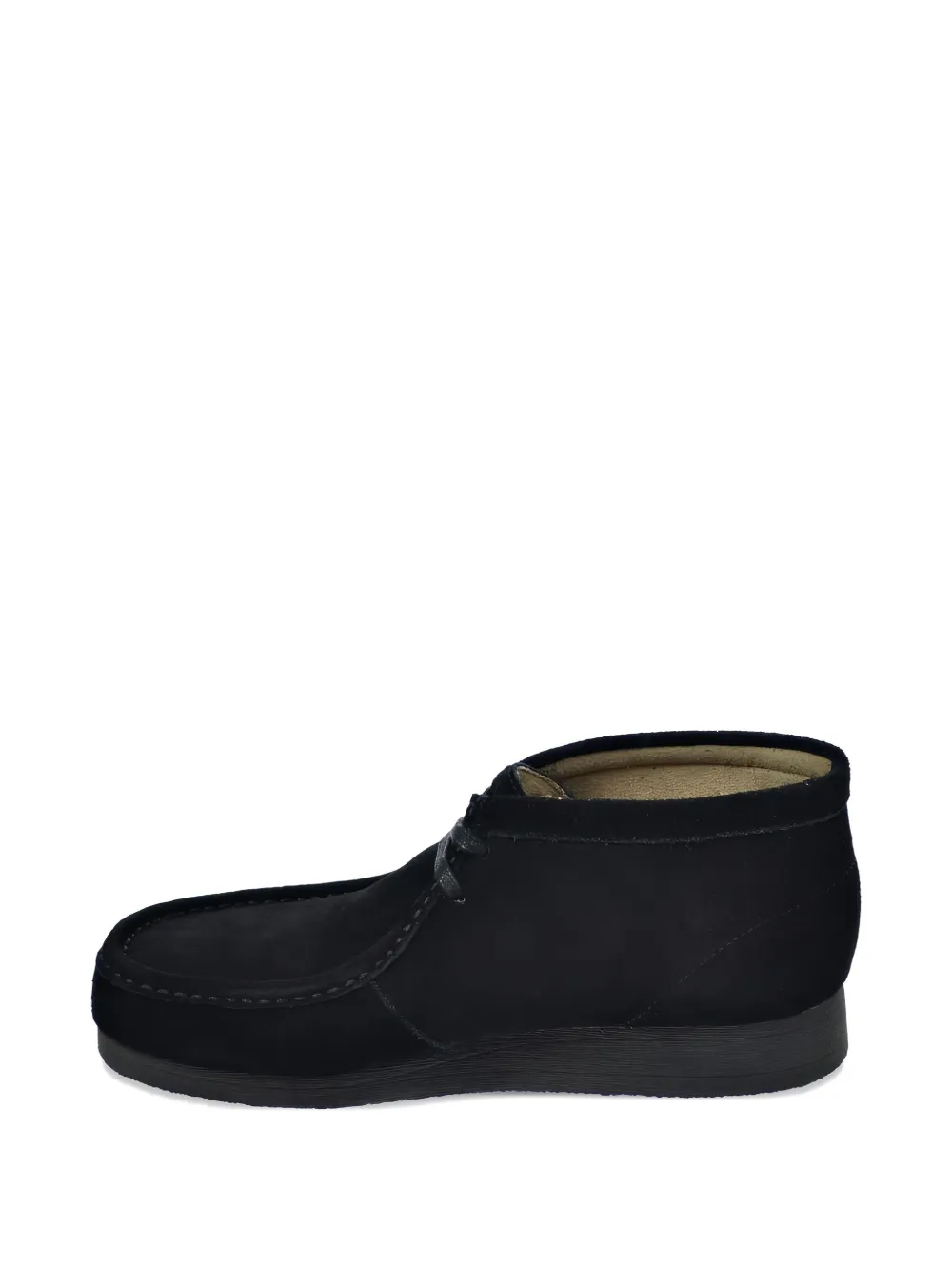 Clarks Originals Stinson Hi suède veterschoenen Zwart