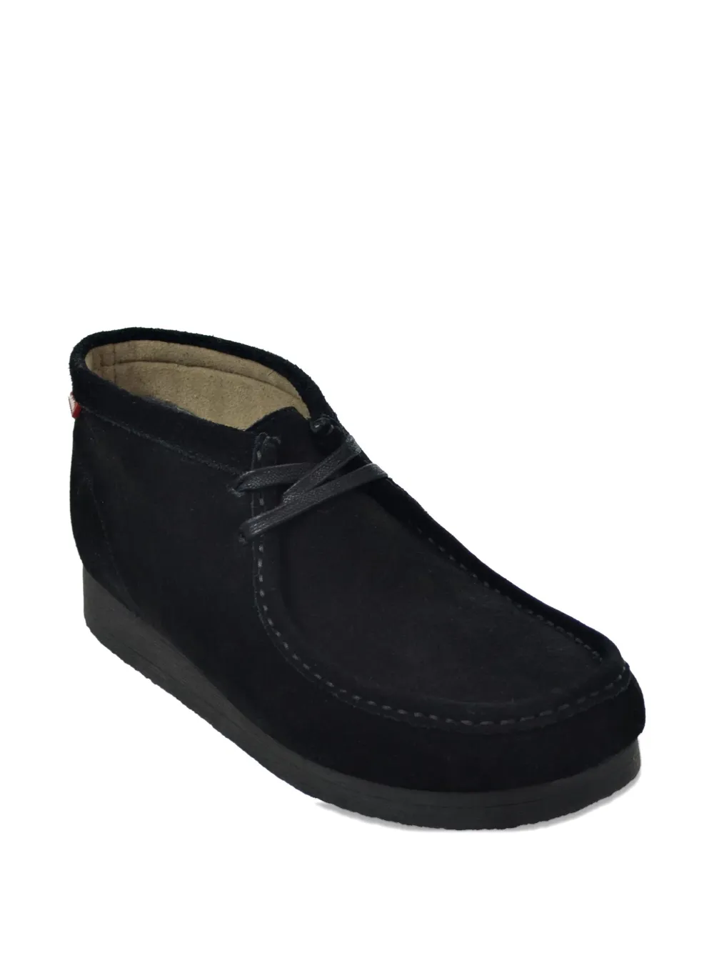 Clarks Originals Stinson Hi suède veterschoenen Zwart