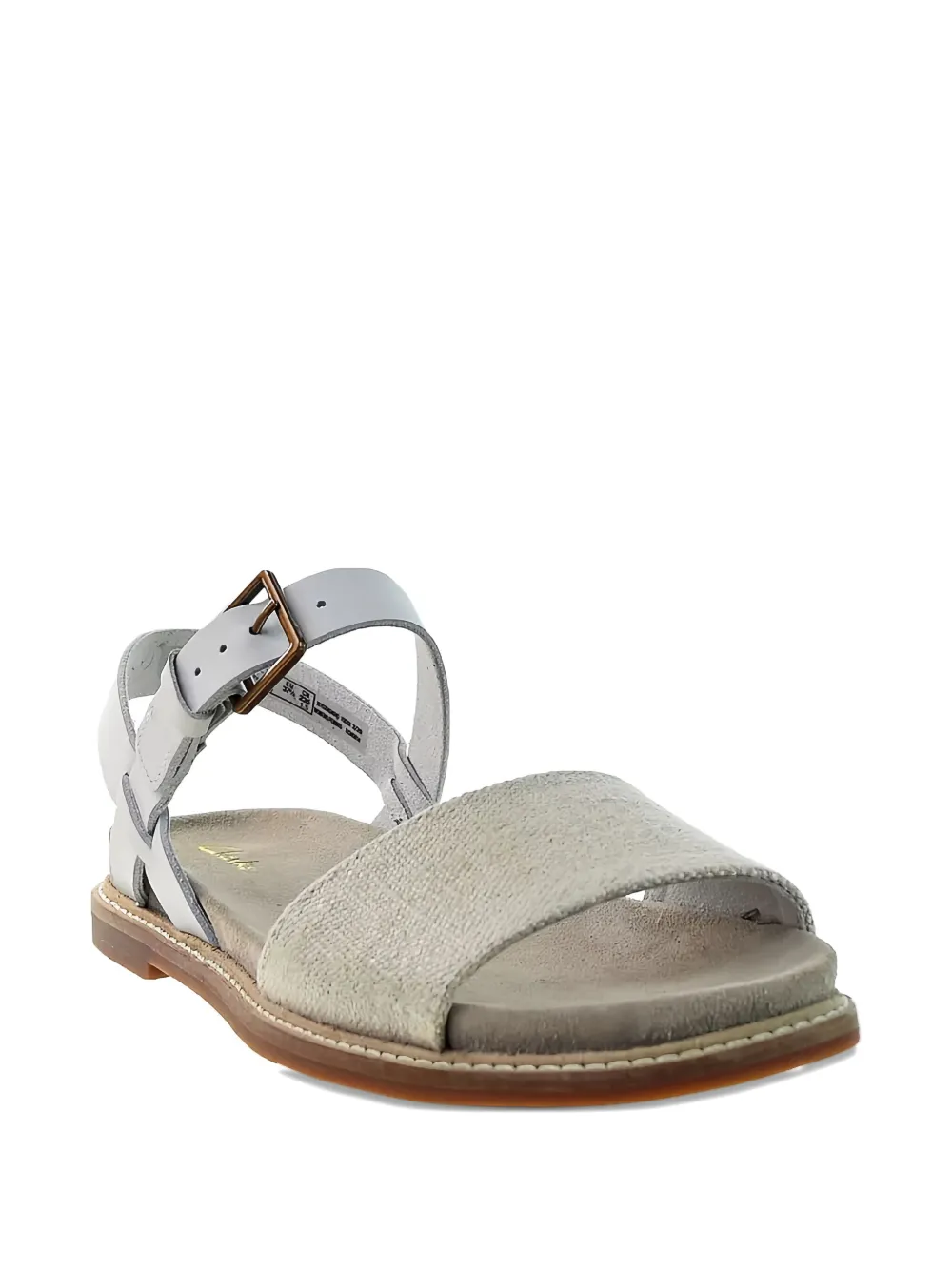 Clarks Originals Corsio Buckle-strap Sandals In Gray