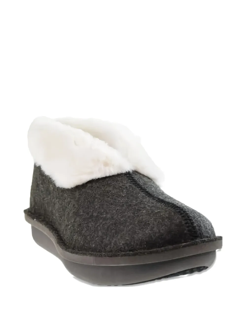 Clarks Originals Step Flowllow faux-fur trim slippers - Grijs