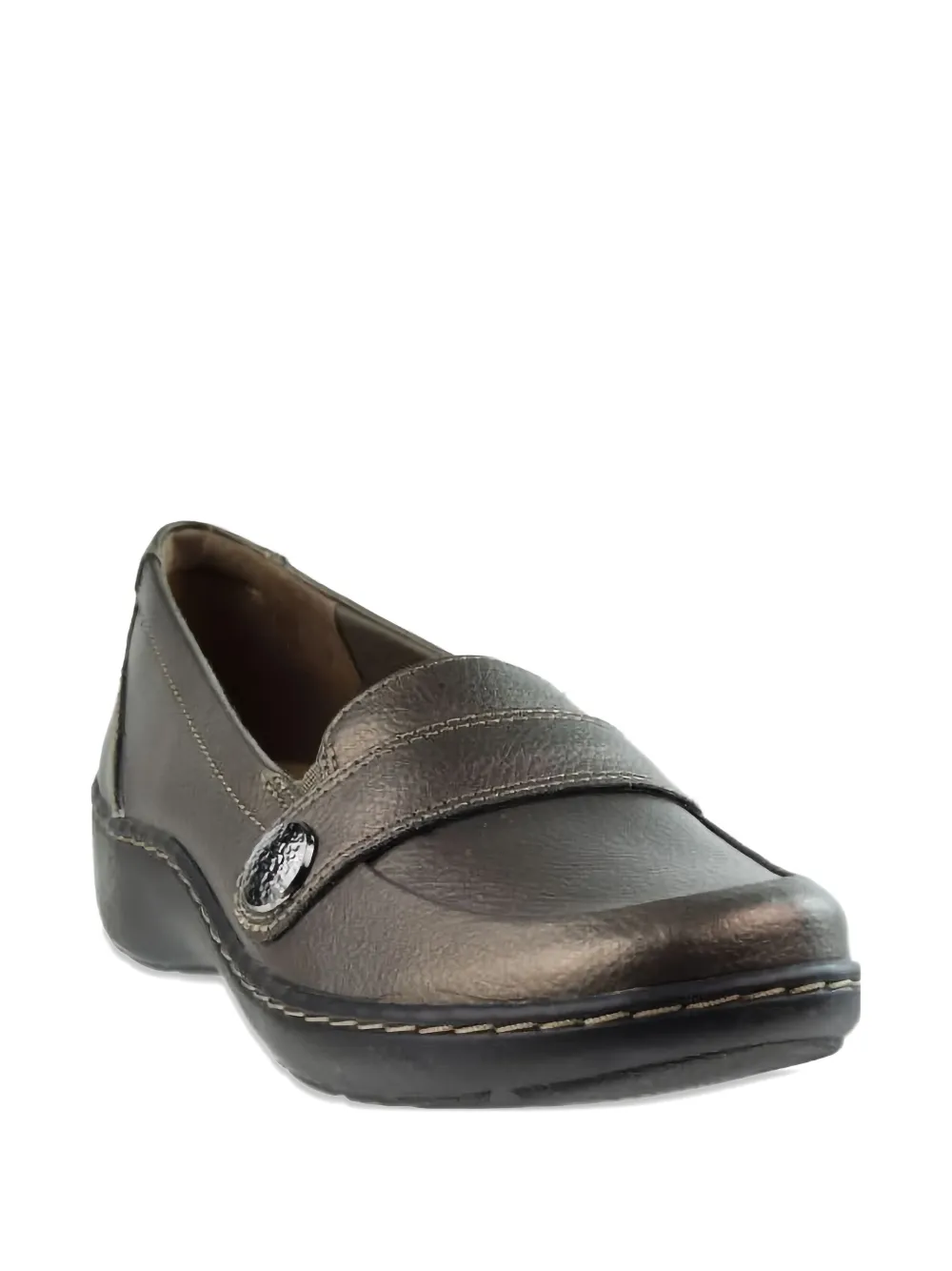 Clarks Originals Cora daisy strap-detail loafers - Bruin