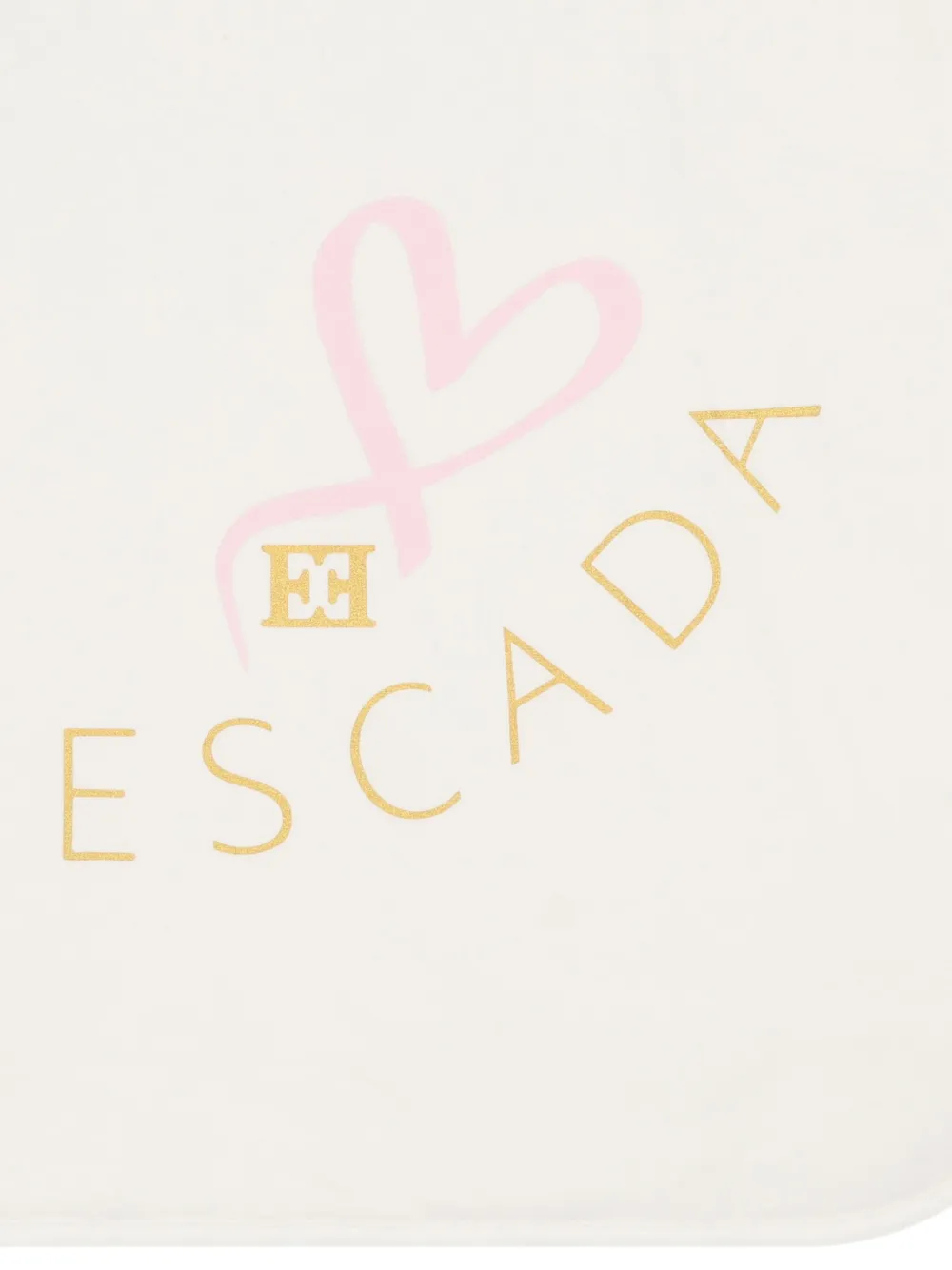 Escada Heart-print Blanket In White