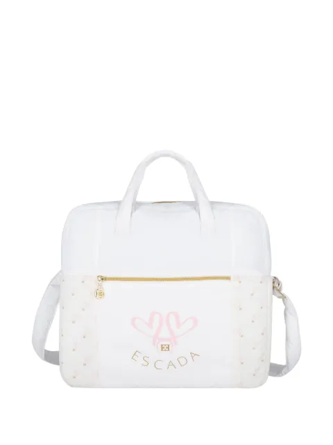 Escada Kids logo-print changing bag