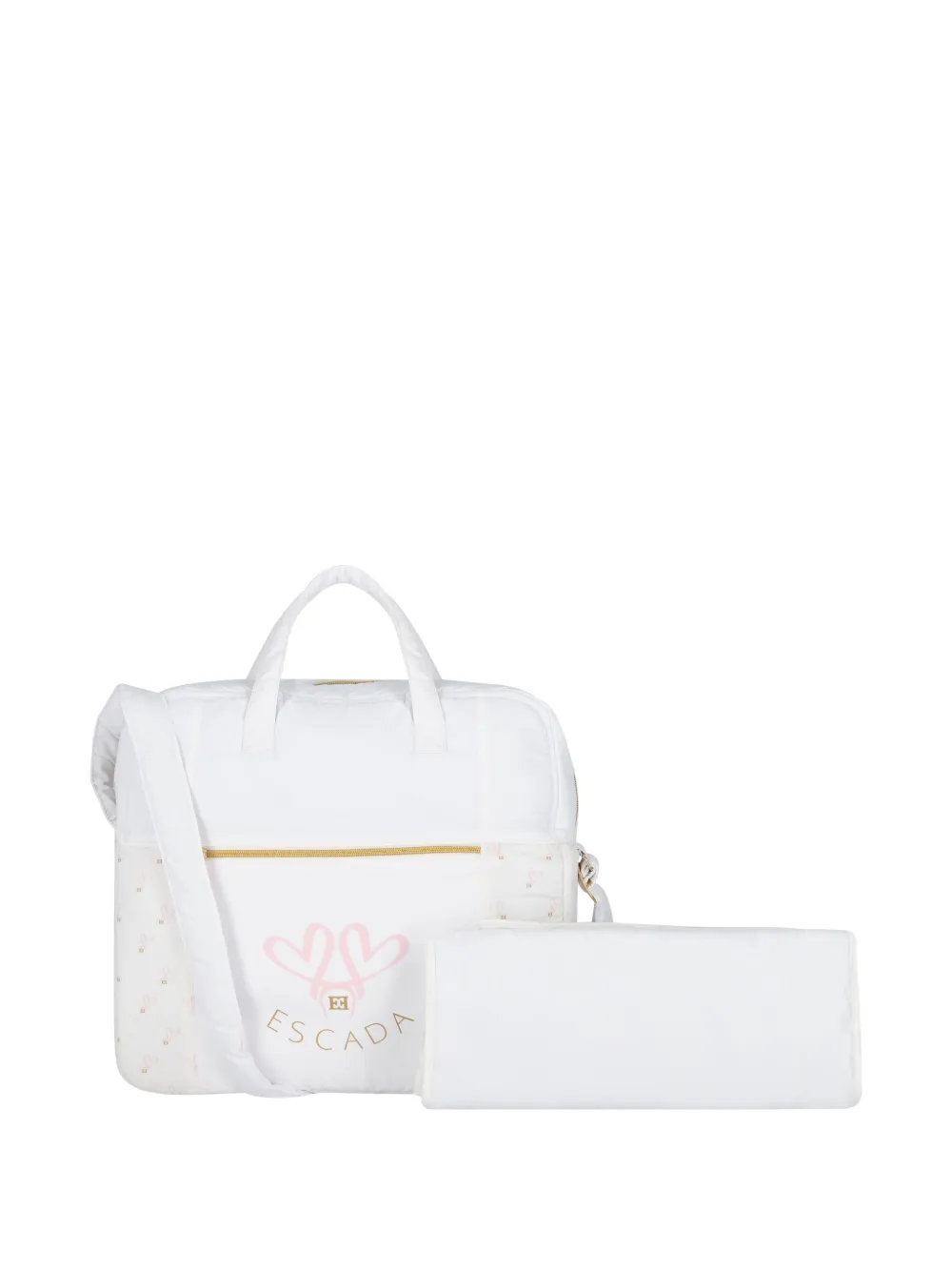 Escada Logo-print Changing Bag In White