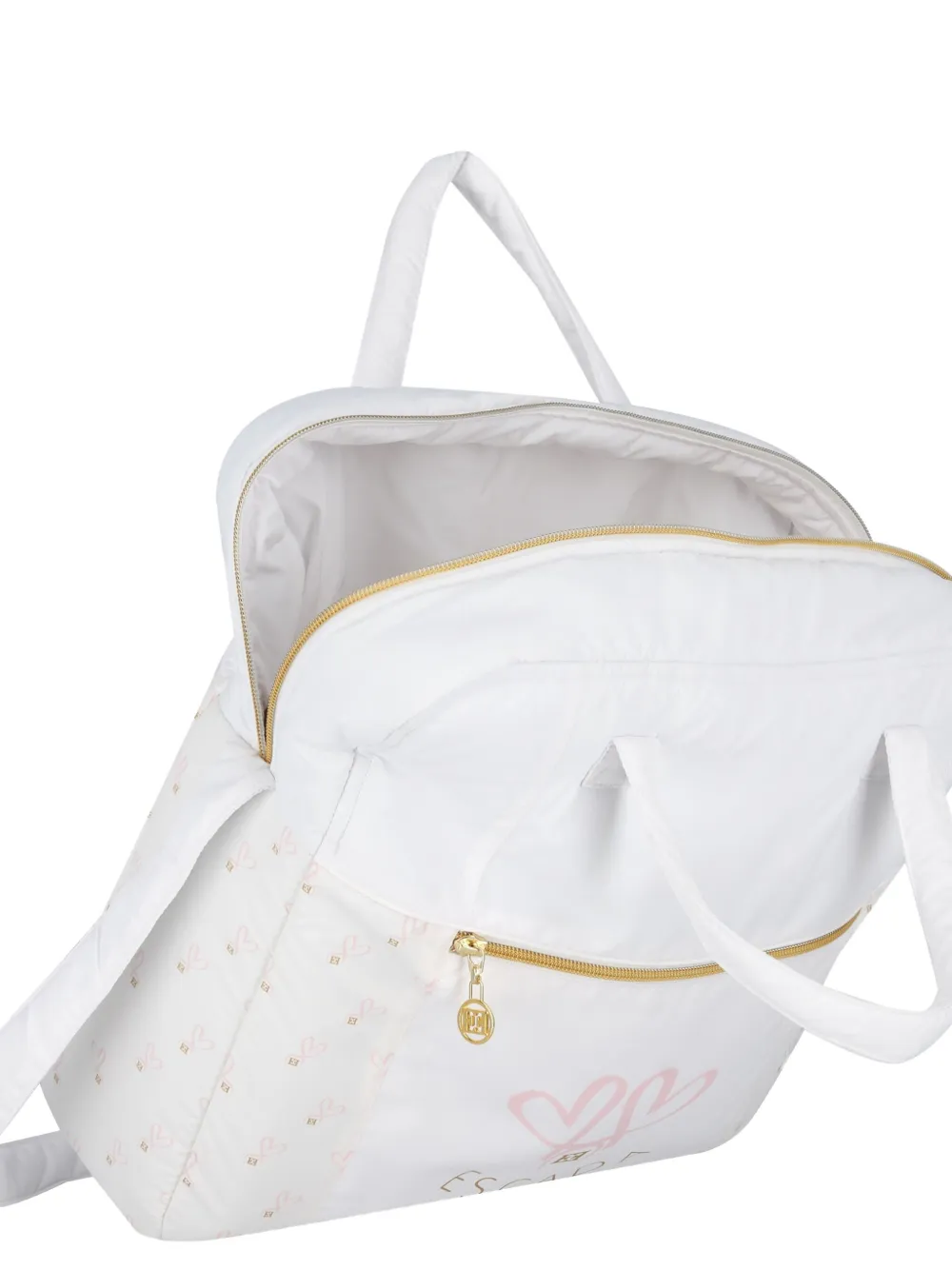 Escada Logo-print Changing Bag In White