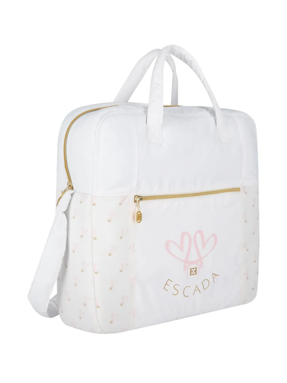 Escada Logo-print Changing Bag In White