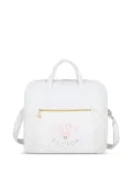 Escada Kids logo-print changing bag - White