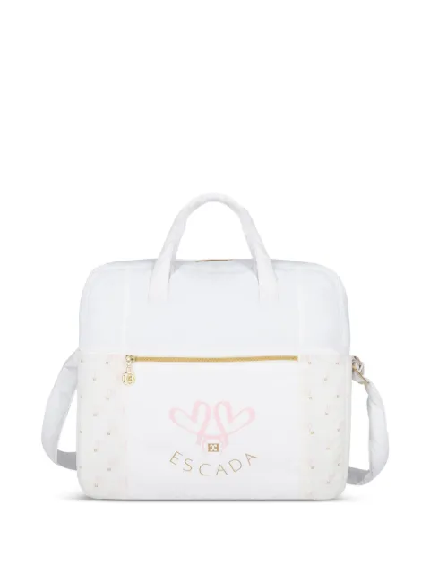 Escada Kids logo-print changing bag