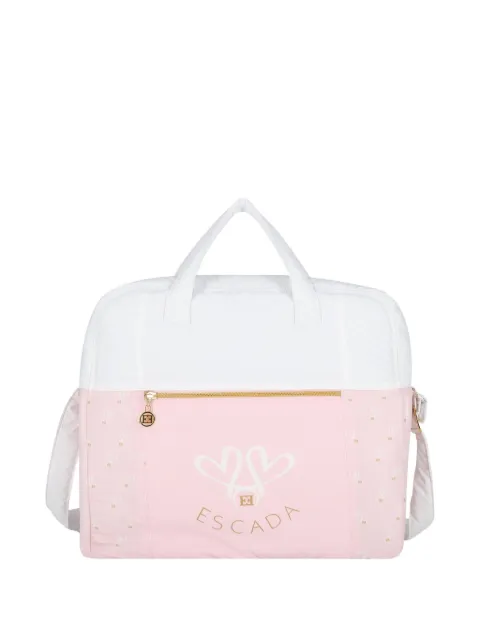 Escada Kids logo-print changing bag