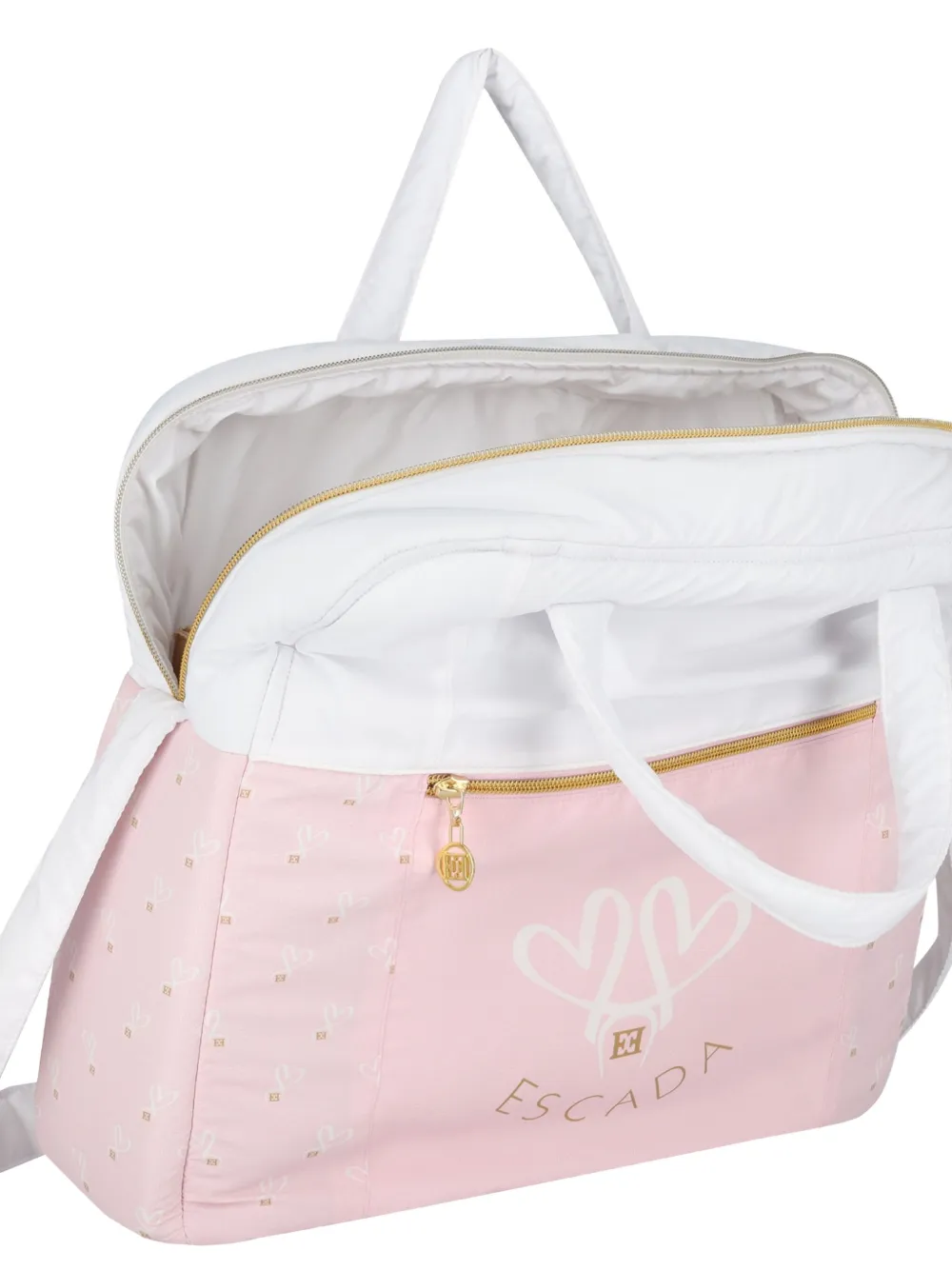 Escada Logo-print Changing Bag In Pink