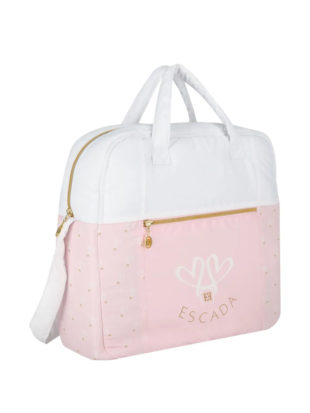 Escada Logo-print Changing Bag In Pink