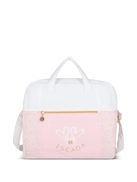Escada Kids logo-print changing bag
