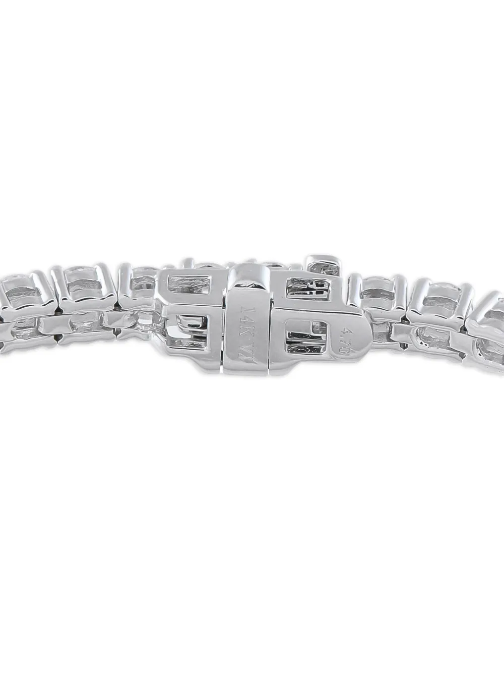 LB Exclusive 14K white gold diamond tennis bracelet | Image 2