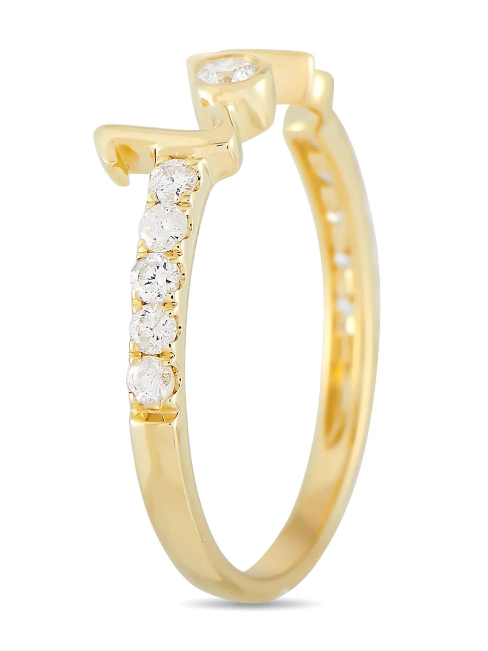 LB Exclusive 14K yellow gold Love diamond ring | Image 2