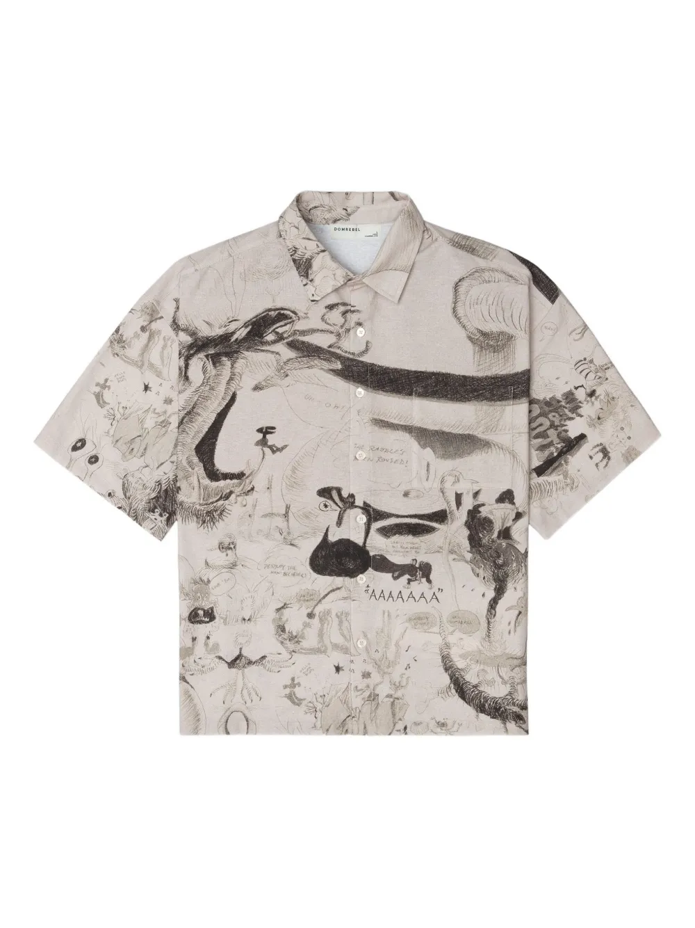 Domrebel Megalo Shirt In Gray