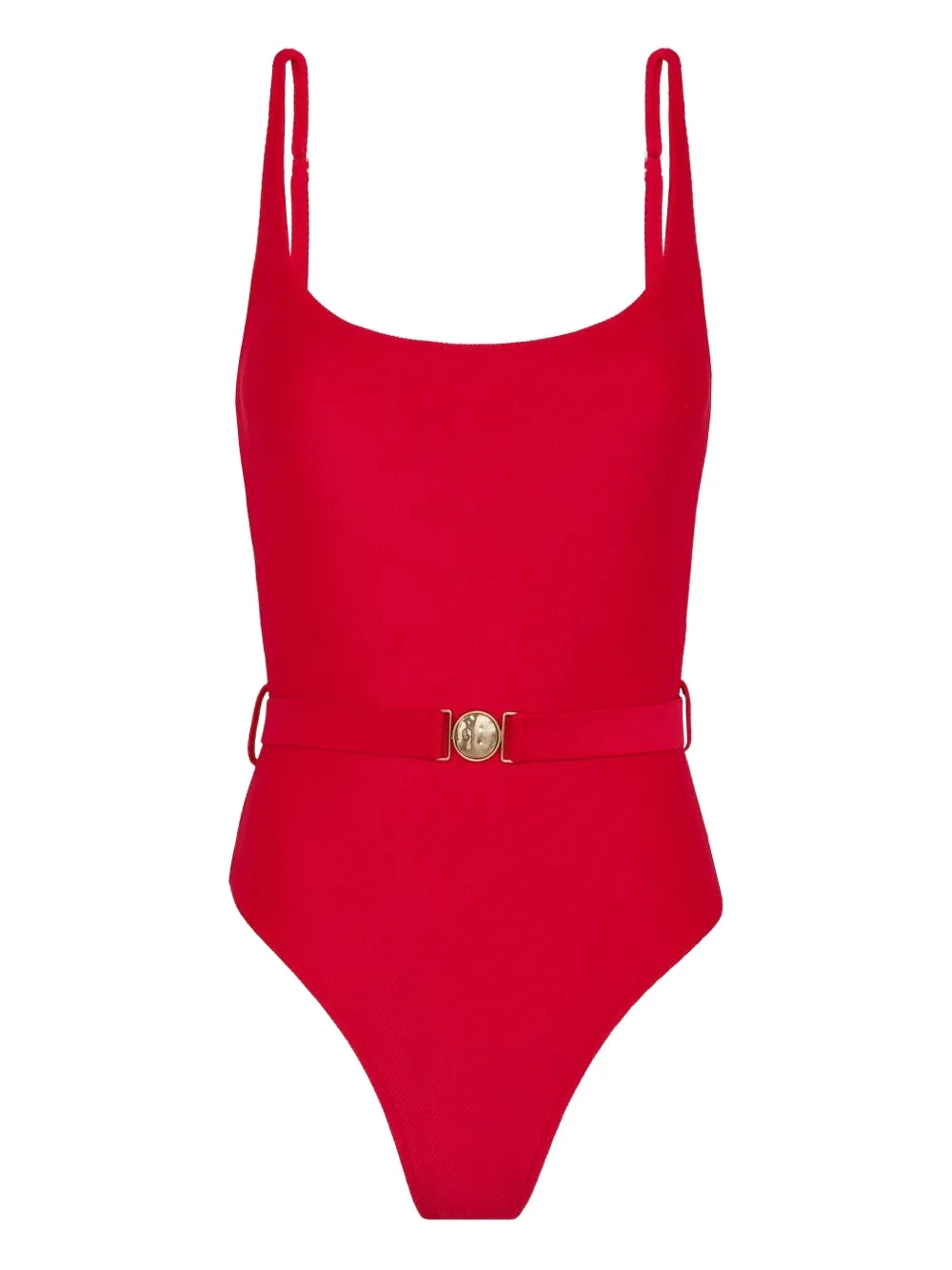 Lenny Niemeyer Costume intero con cintura - Rosso