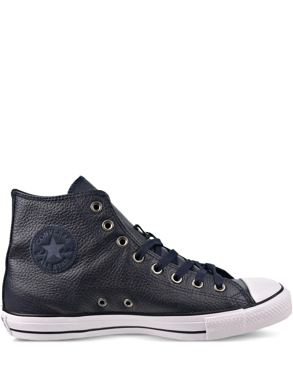 Converse Chuck Taylor All Star Hi "Leather - Dark Obsidian Blue/White/Black" sneakers | Blue | Image 1
