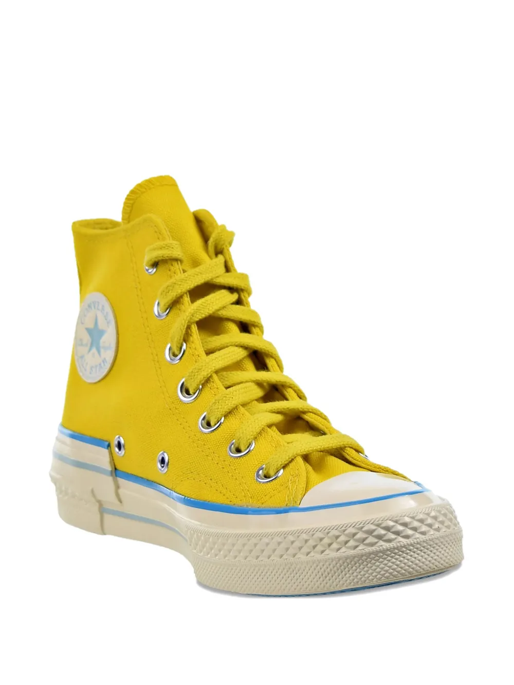 Converse Chuck 70 Hi "Popped Colour Speed Yellow Sail Blue Egret" sneakers
