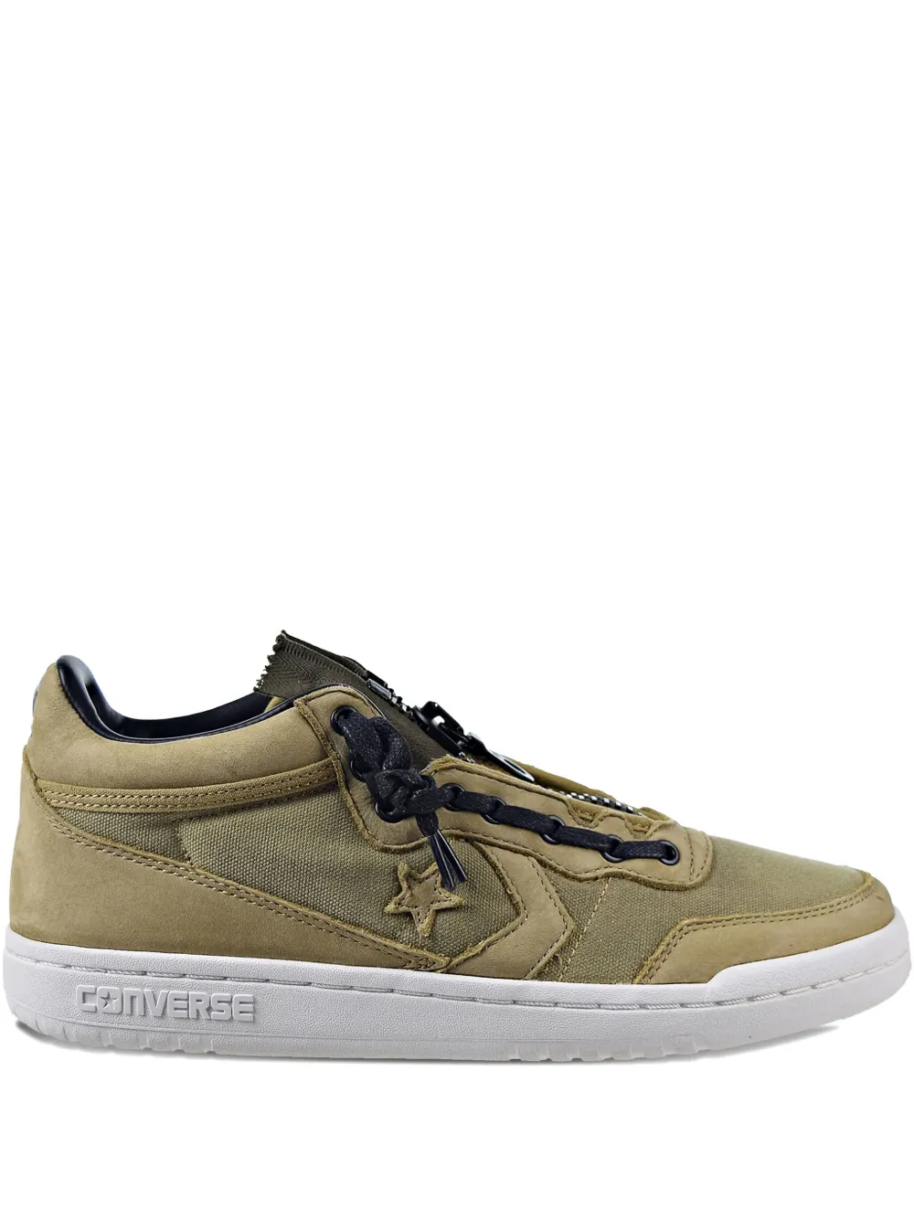 Converse Fastbreak Mid Zip sneakers Boa-Antique Brown-White