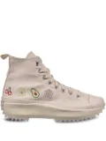 Converse Run Star Hike Platform Hi ""Embroidered Fruits & Florals - Beige"" sneakers - Neutrals