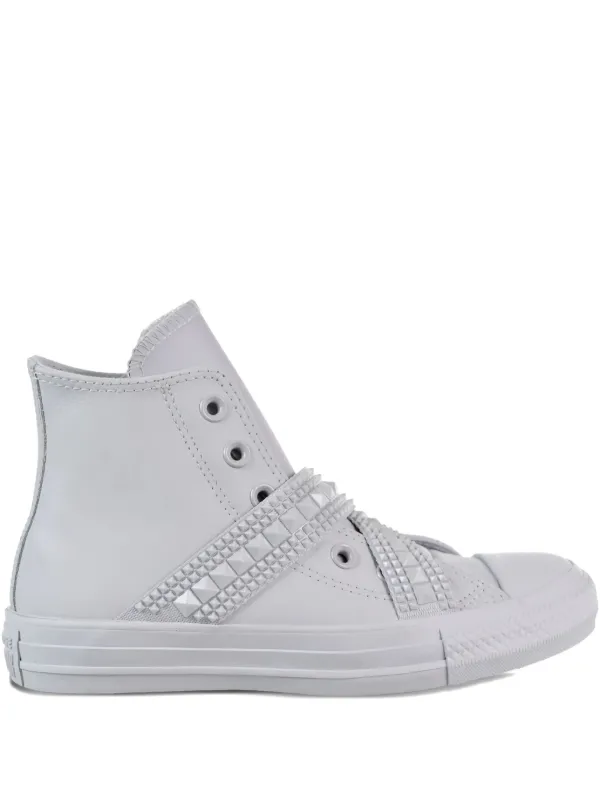 Converse Chuck Taylor All Star Punk Strap Hi Sneakers White