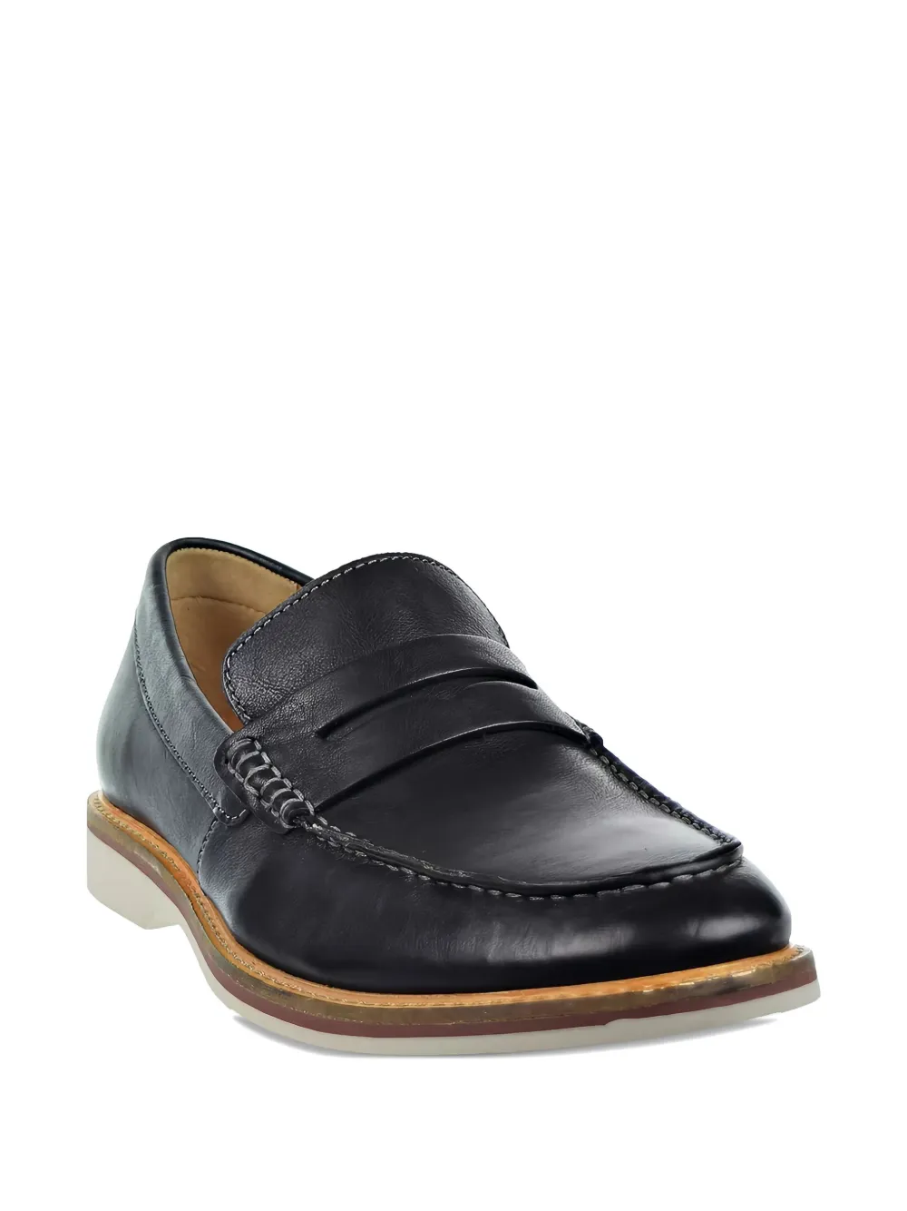 Clarks Originals Atticus Free leather loafers - Zwart