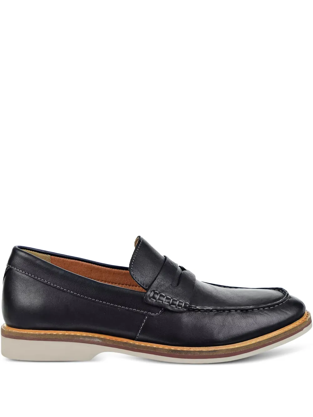 Clarks Originals Atticus Free leren loafers Zwart