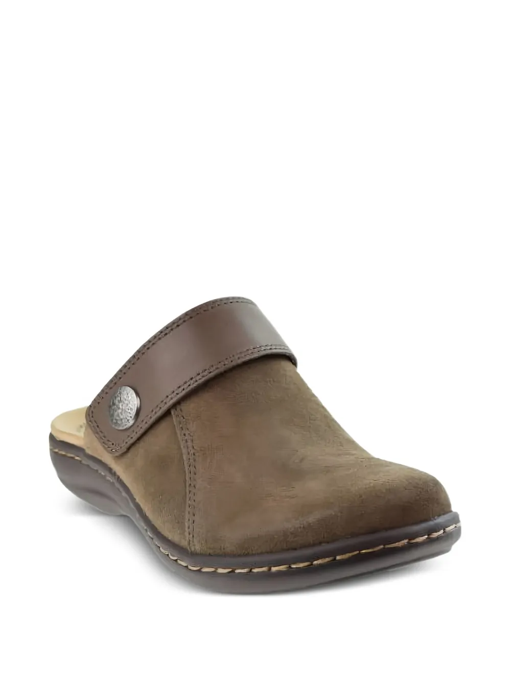 Clarks Originals Laurieann sandalen met bandje en knoop Bruin