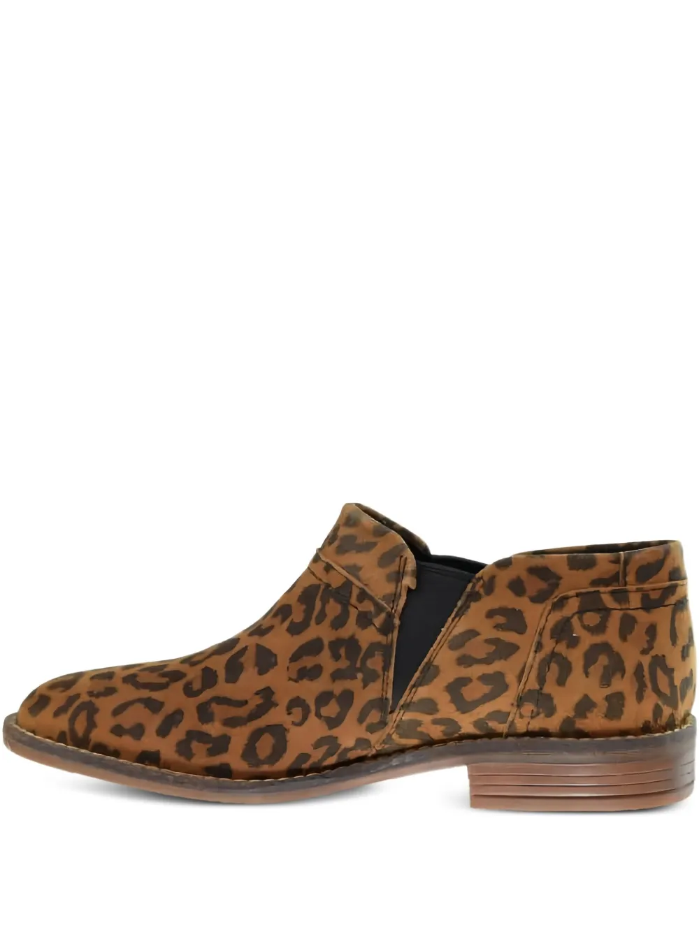 Clarks Originals Stivali Camzin Mix con stampa leopardata - Marrone