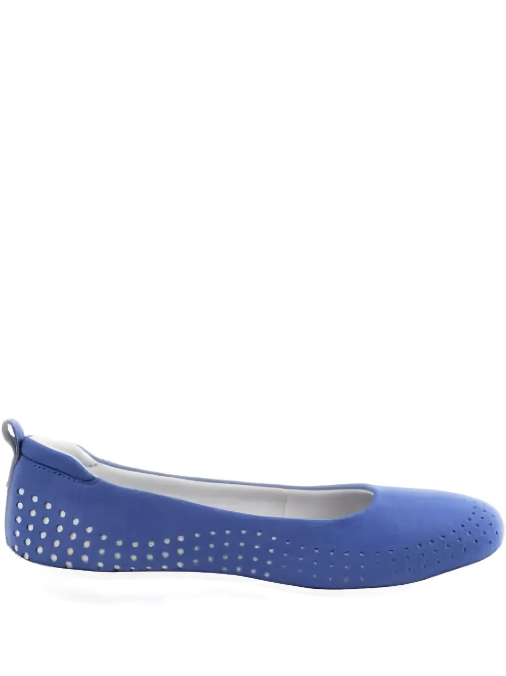 Clarks Originals Step Allena Sea Perforated Mules In Blue