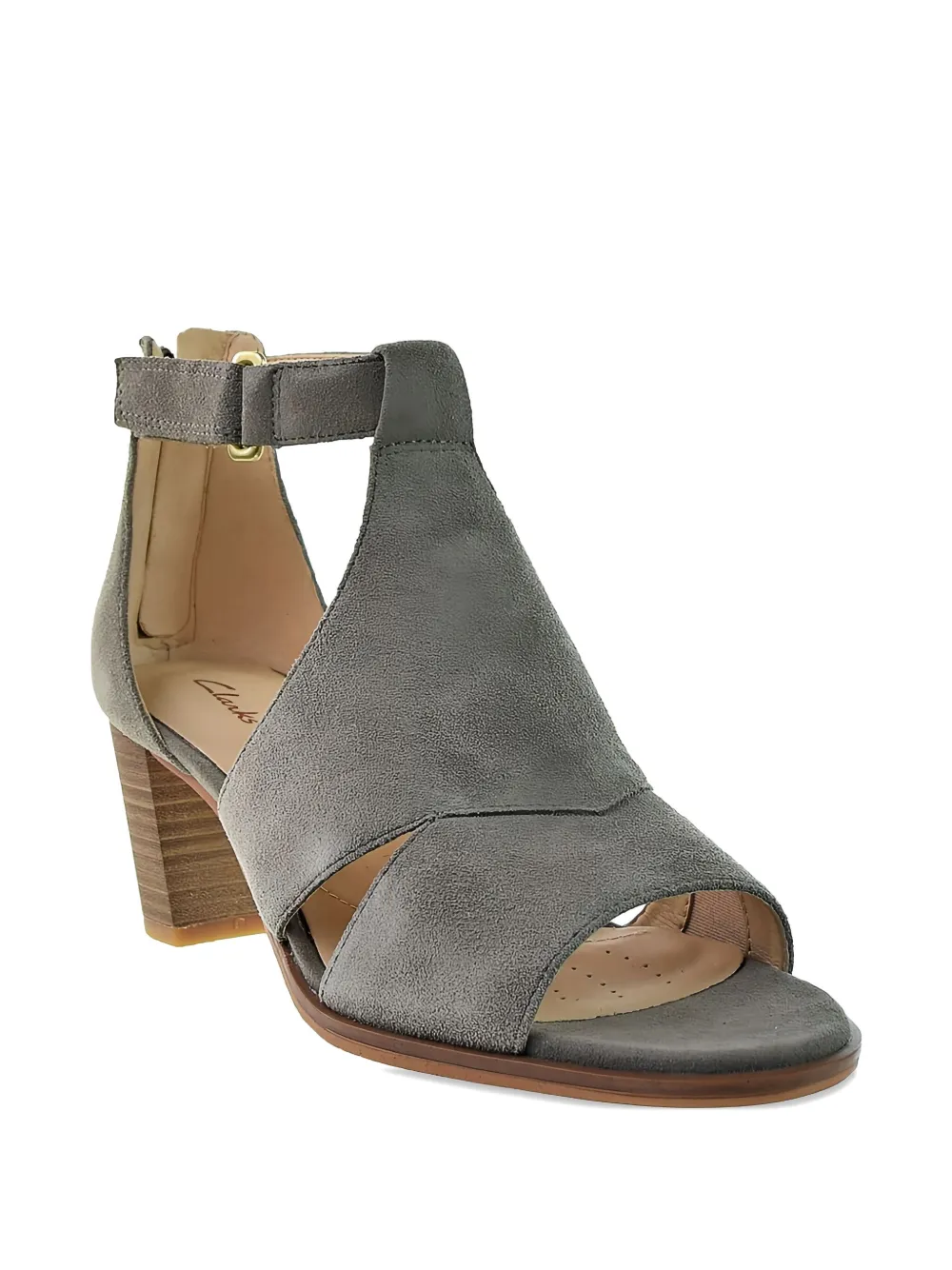 Clarks Originals 60 mm Kaylin Glad sandalen Grijs