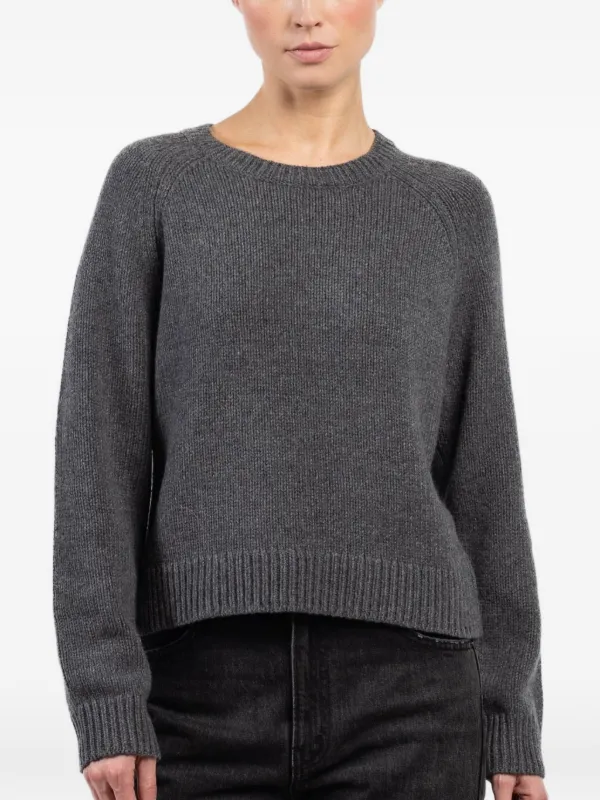 Nili Lotan Laurel Knitted Sweater in Grey