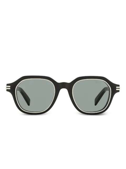 Zegna lentes de sol con armazón geométrica