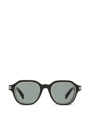 Zegna スクエアフレーム サングラス | ブラック | FARFETCH JP